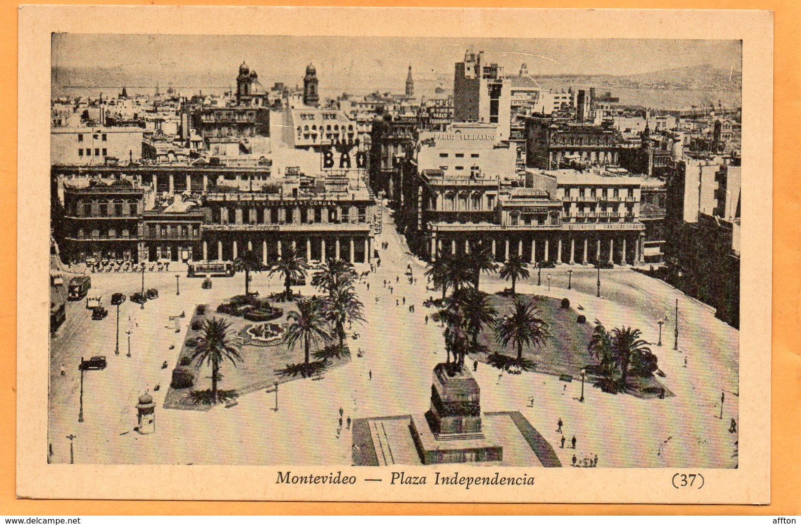 Montevideo Uruguay Old Postcard - Uruguay