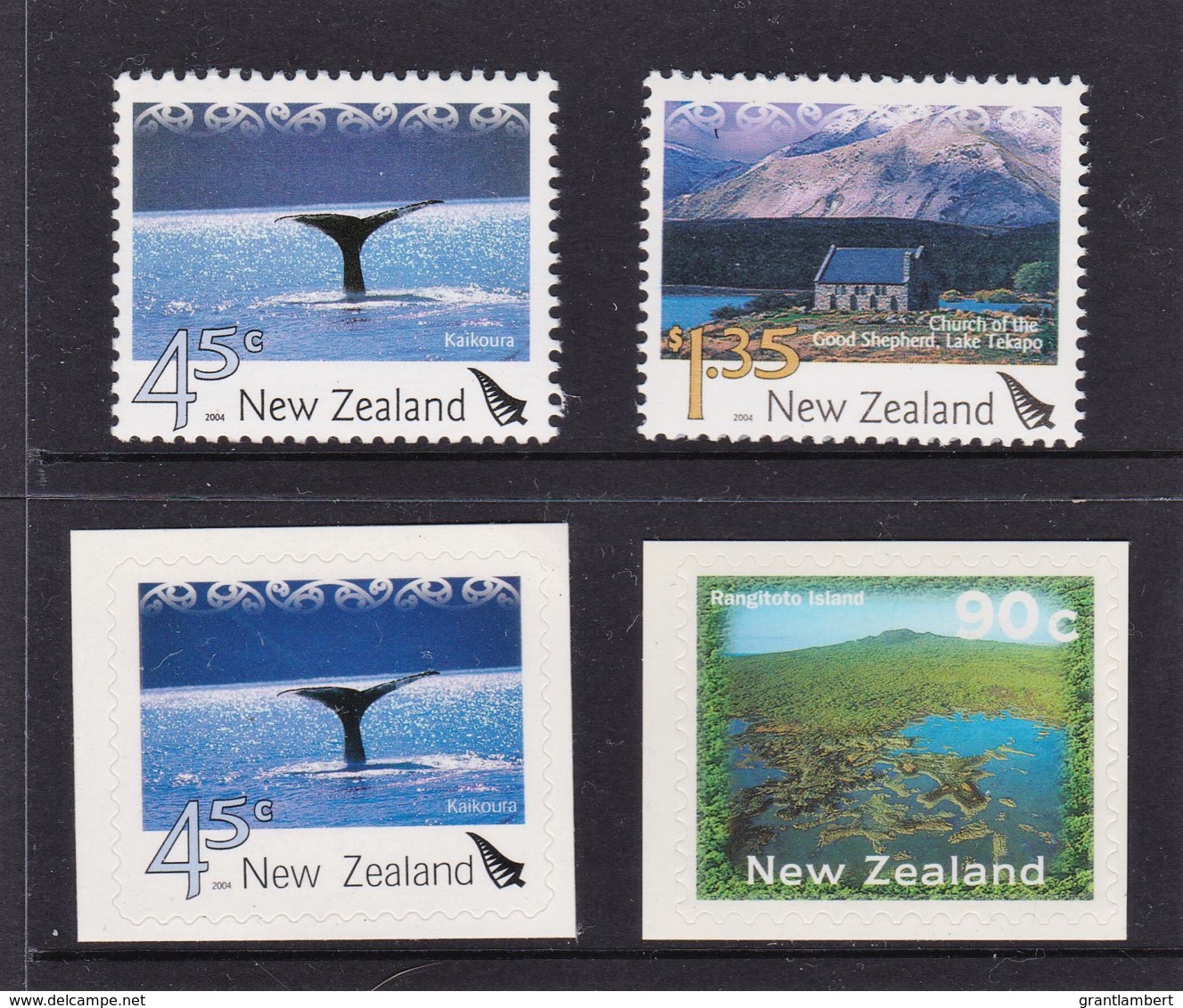 New Zealand 2004 Scenic Definitives Set MNH - Unused Stamps