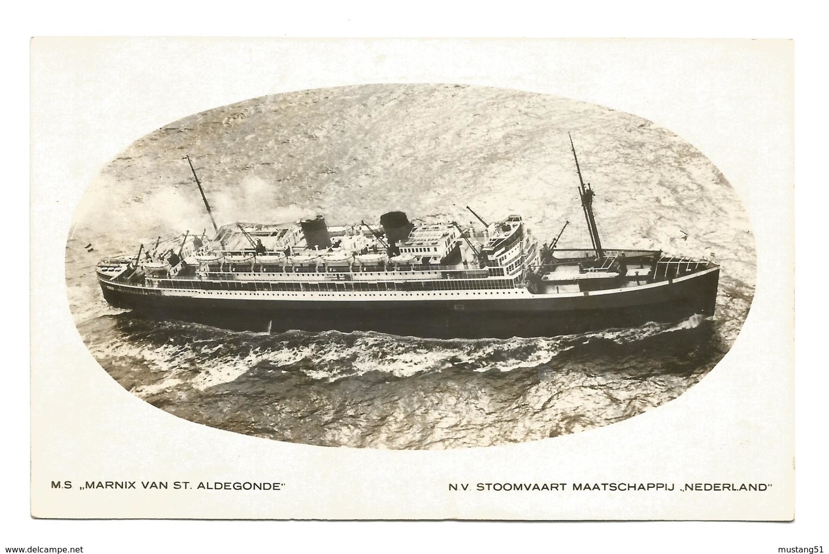 MS Marnix Van St.-Aldegonde - Stoomvaartmaatschappij Nederland 1935 #1 - Piroscafi