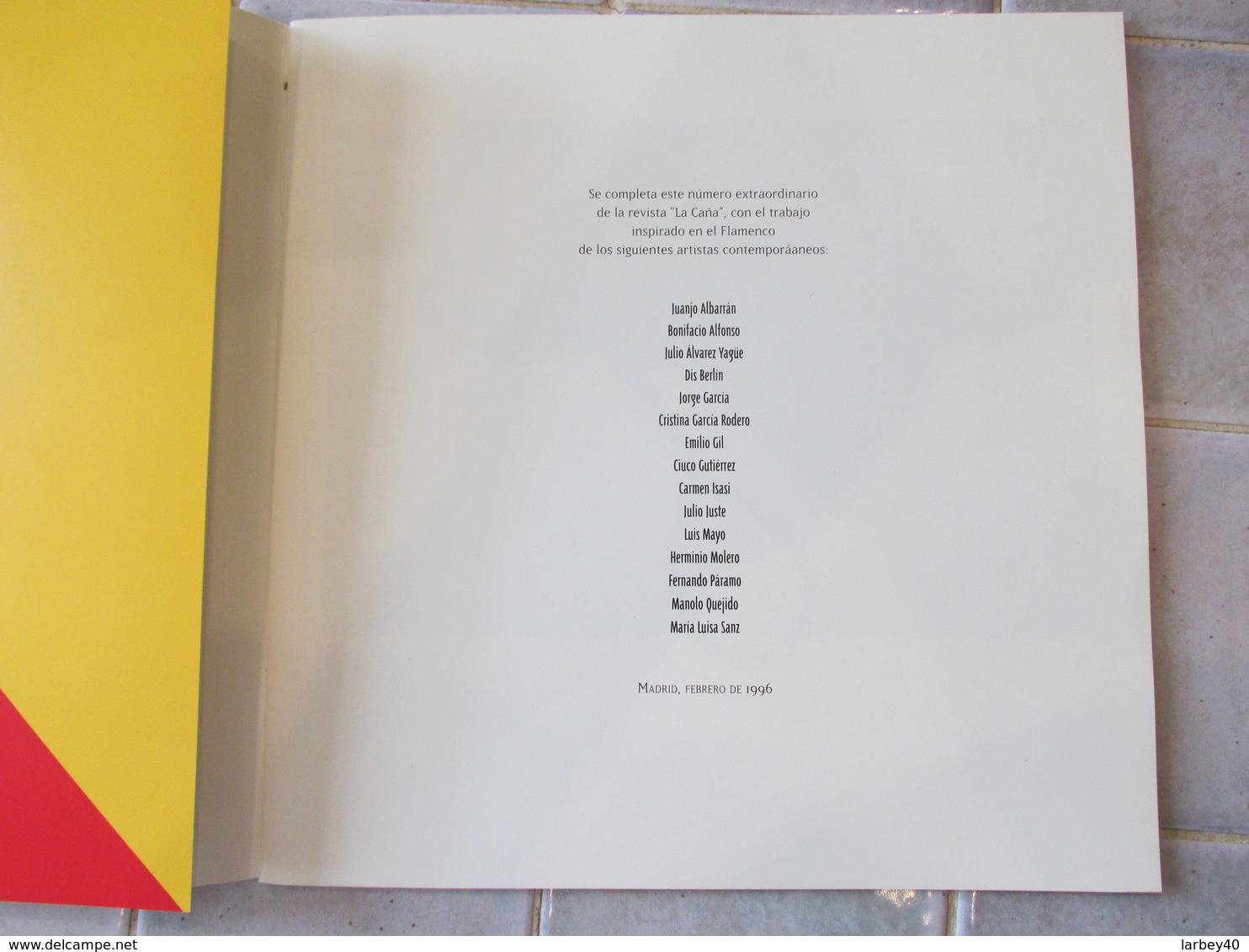 Musique La Cana Revista De Flamenco 15 Originales De Artistas Comtemporaneos Sobre El Flamenco - Andere & Zonder Classificatie