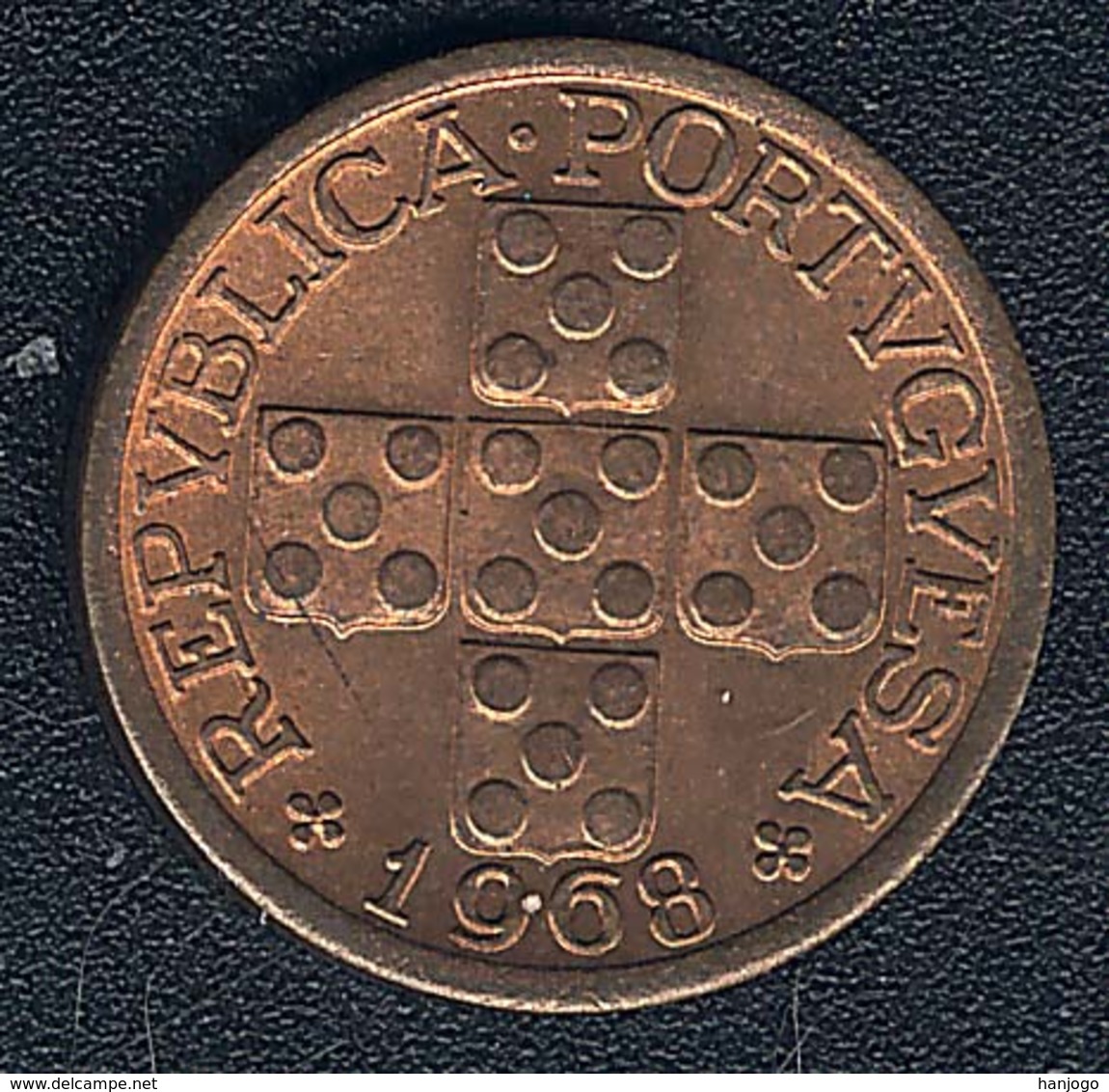 Portugal, 10 Centavos 1968, UNC - Portugal