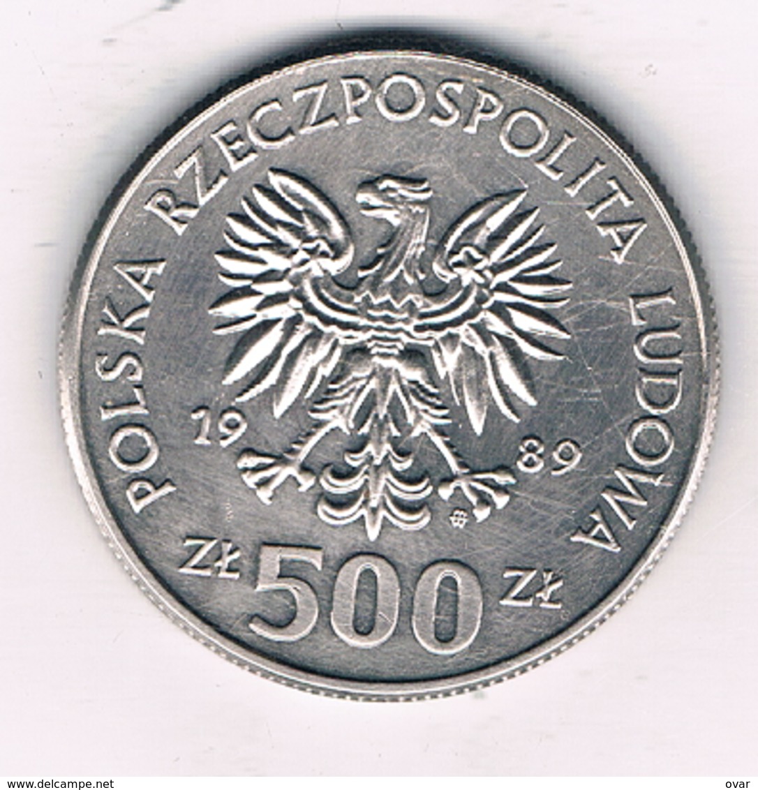 500 ZLOTYCH 1989 POLEN /5546/ - Pologne