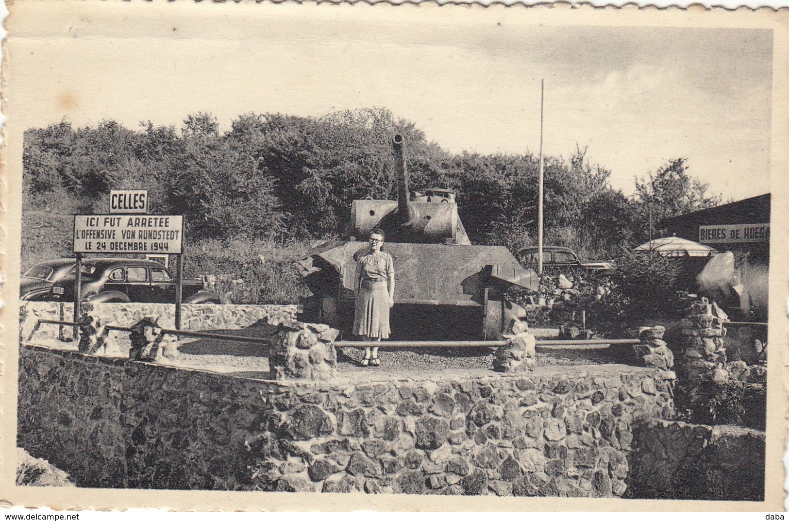 Celles.  Ici Fut Arrètée L'Offensive Von Rundstedt Le 24 Décembre 1944 - Celles