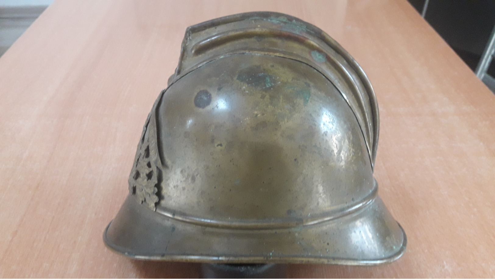 Casque De Pompiers En Laiton - Cascos