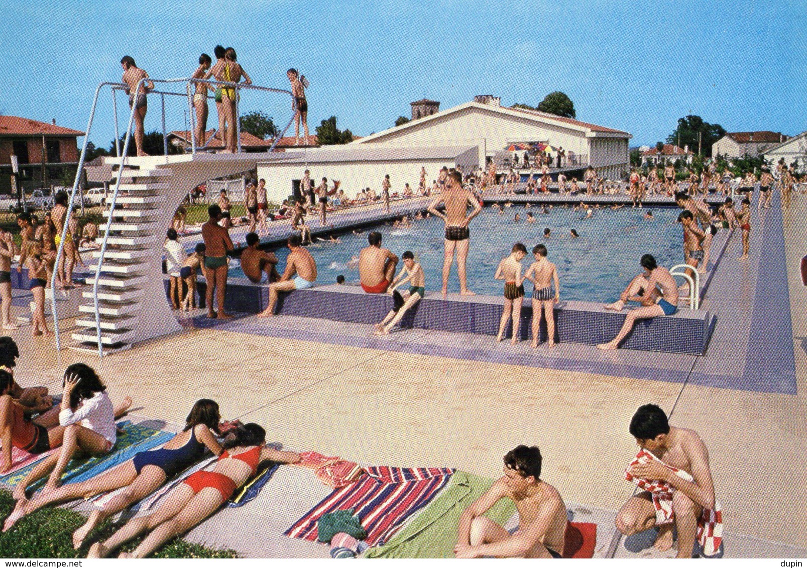 CPSM 40 ST PIERRE DU MONT - La Piscine - Autres & Non Classés