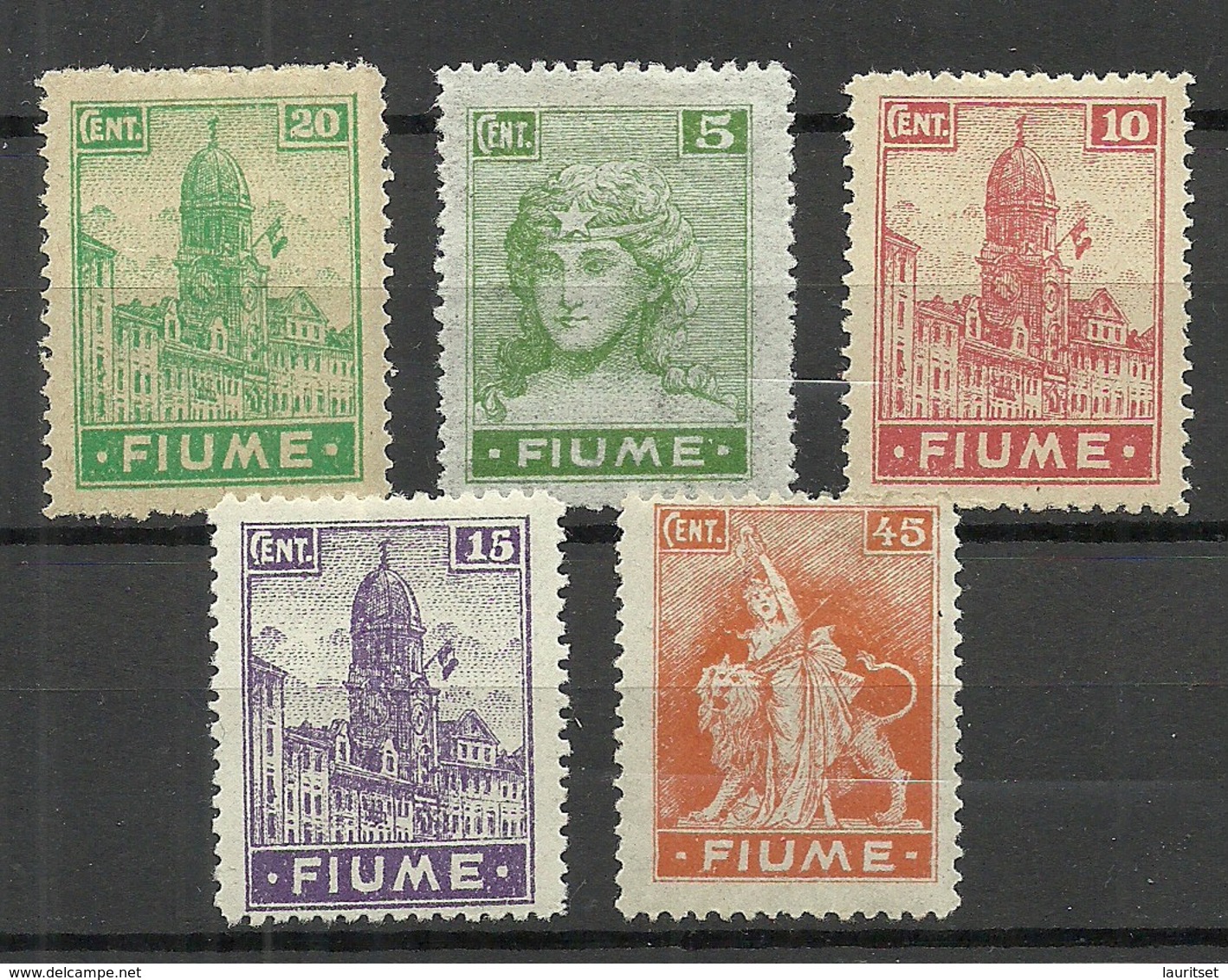 FIUME 1919 = 5 Values From Set Michel 32 - 48 * - Fiume