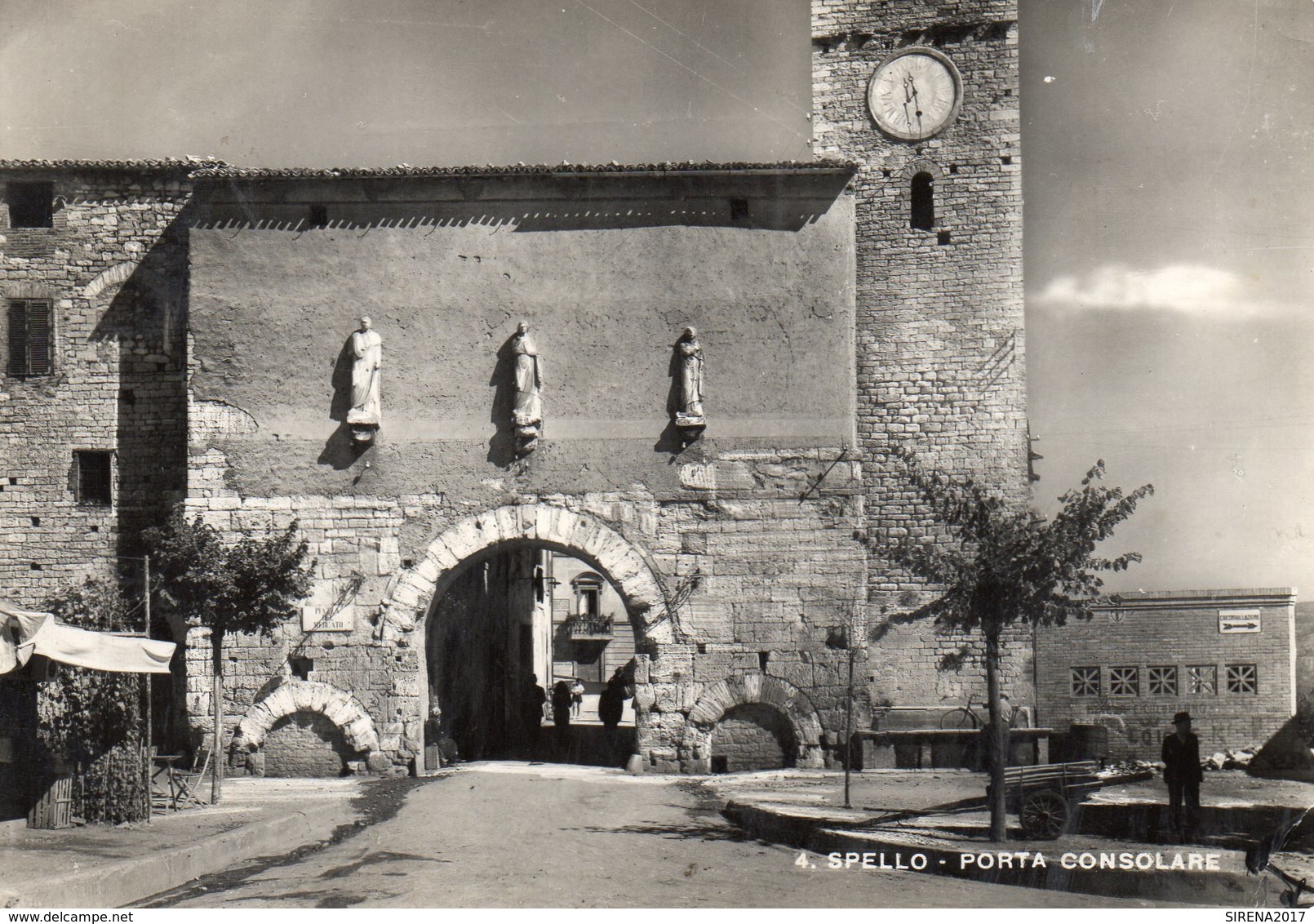 SPELLO - PORTA CONSOLARE - PERUGIA - VIAGGIATA - Perugia