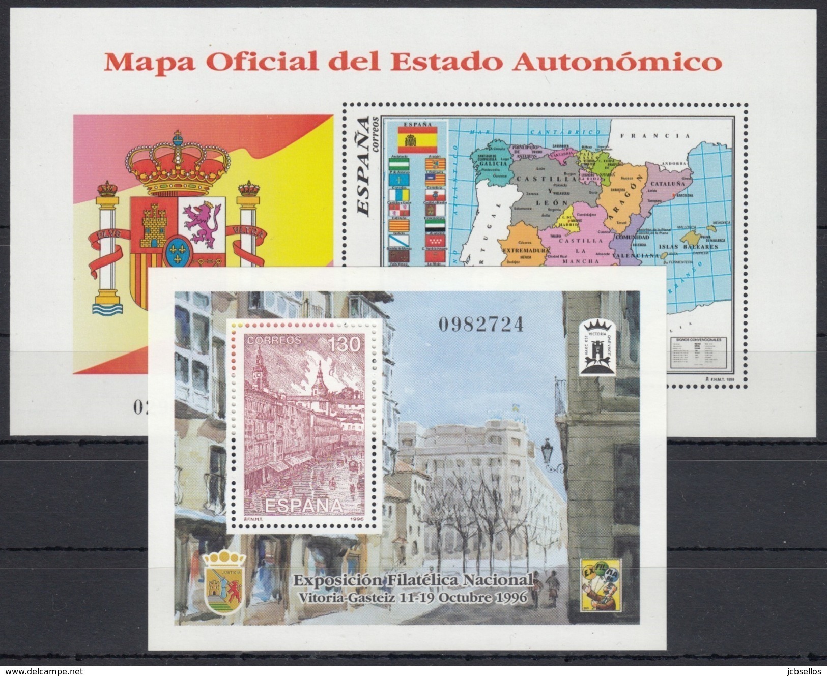 ESPAÑA AÑO 1996 Nº 3406/3464 NUEVO COMPLETO 33 SELLOS + 1 MP + 6 HB - Ganze Jahrgänge