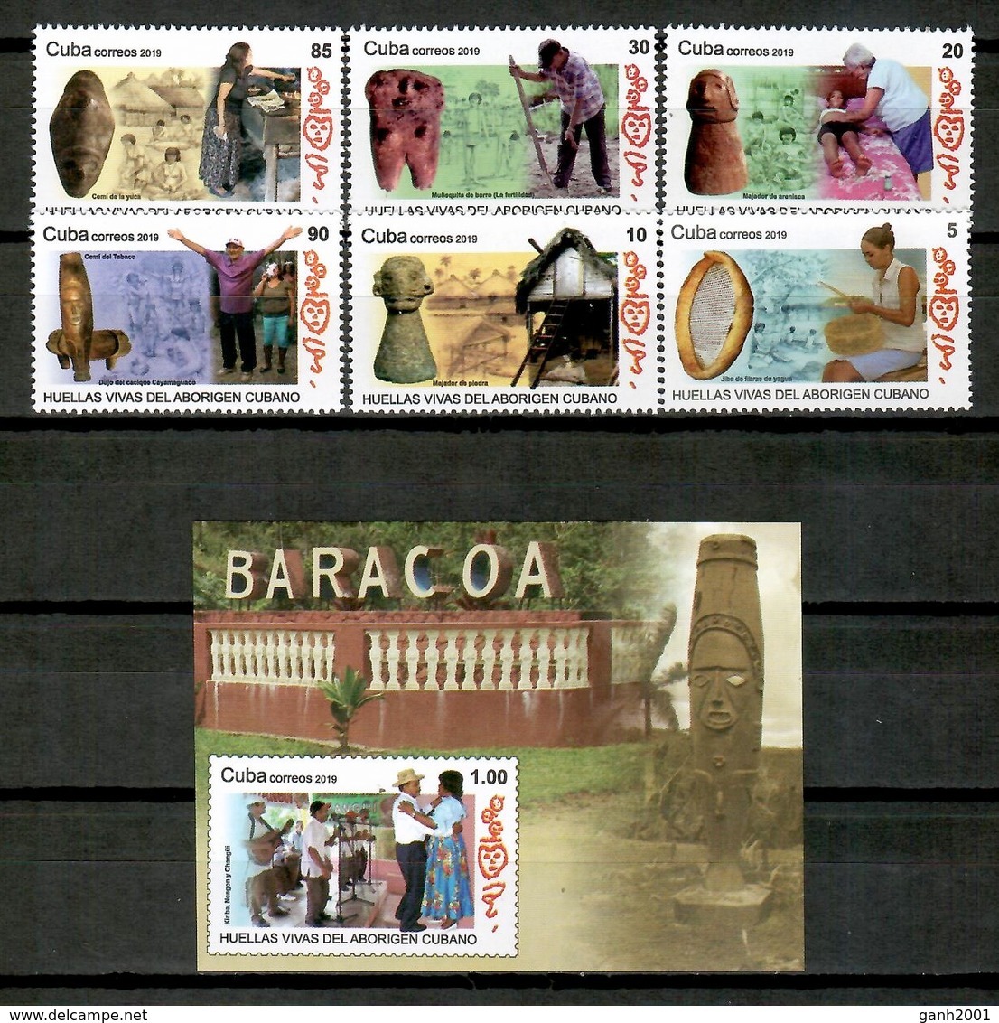 Cuba 2019 / Cuban Aborigine American History MNH Aborigen Cubano Historia / Cu13703  C4-3 - Neufs