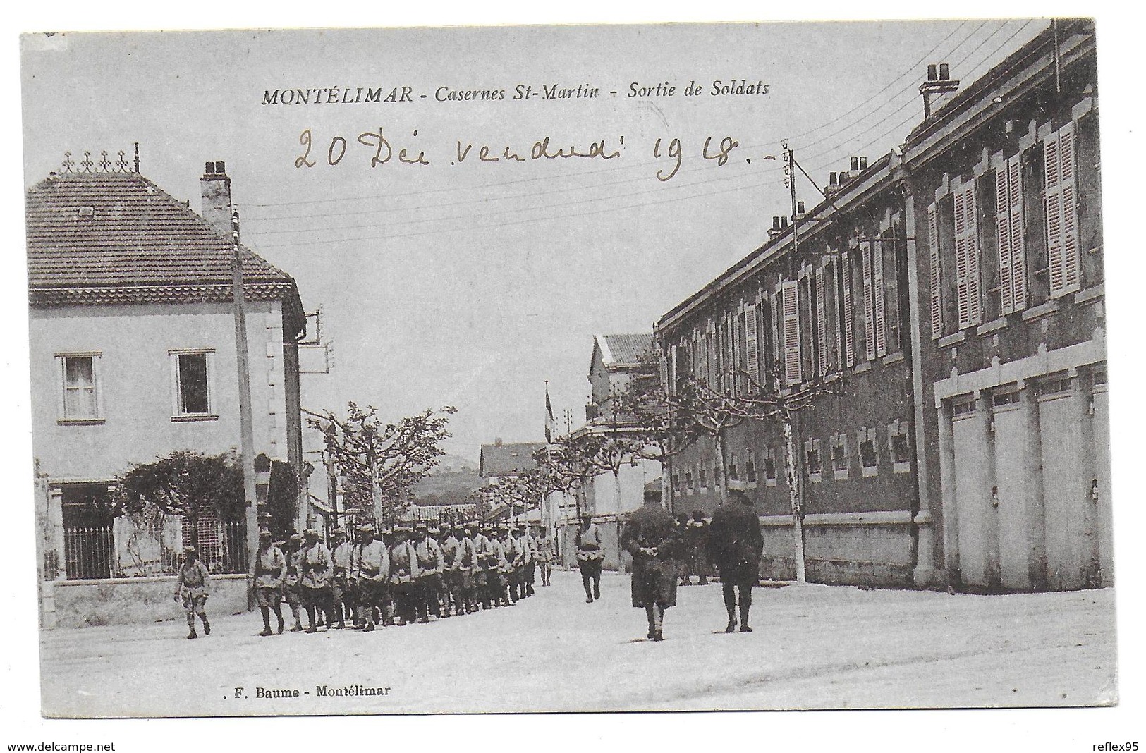 MONTELIMAR - Casernes Saint Martin - Sortie De Soldats - Montelimar