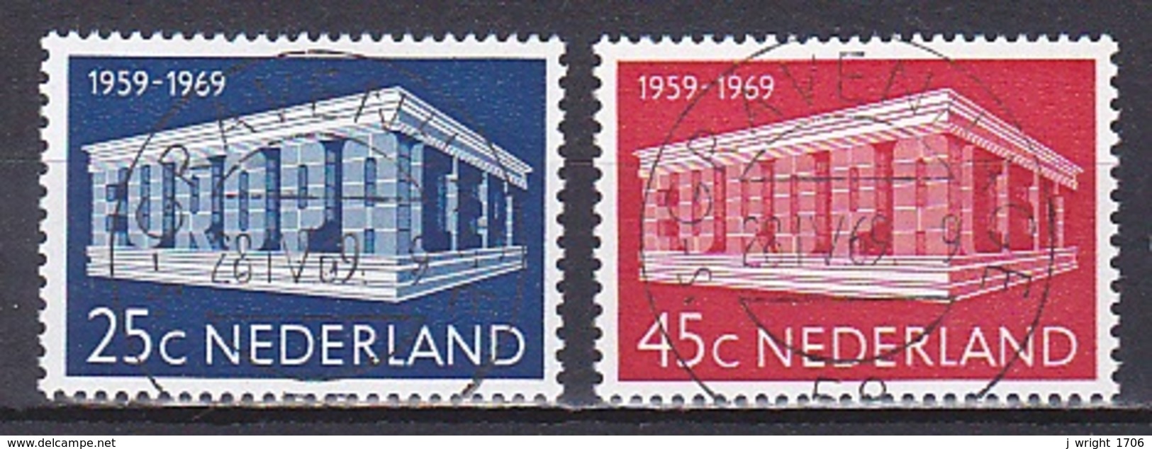 Netherlands/1969 - NVPH 925-926 - USED/'GRAVENHAGE' - Used Stamps