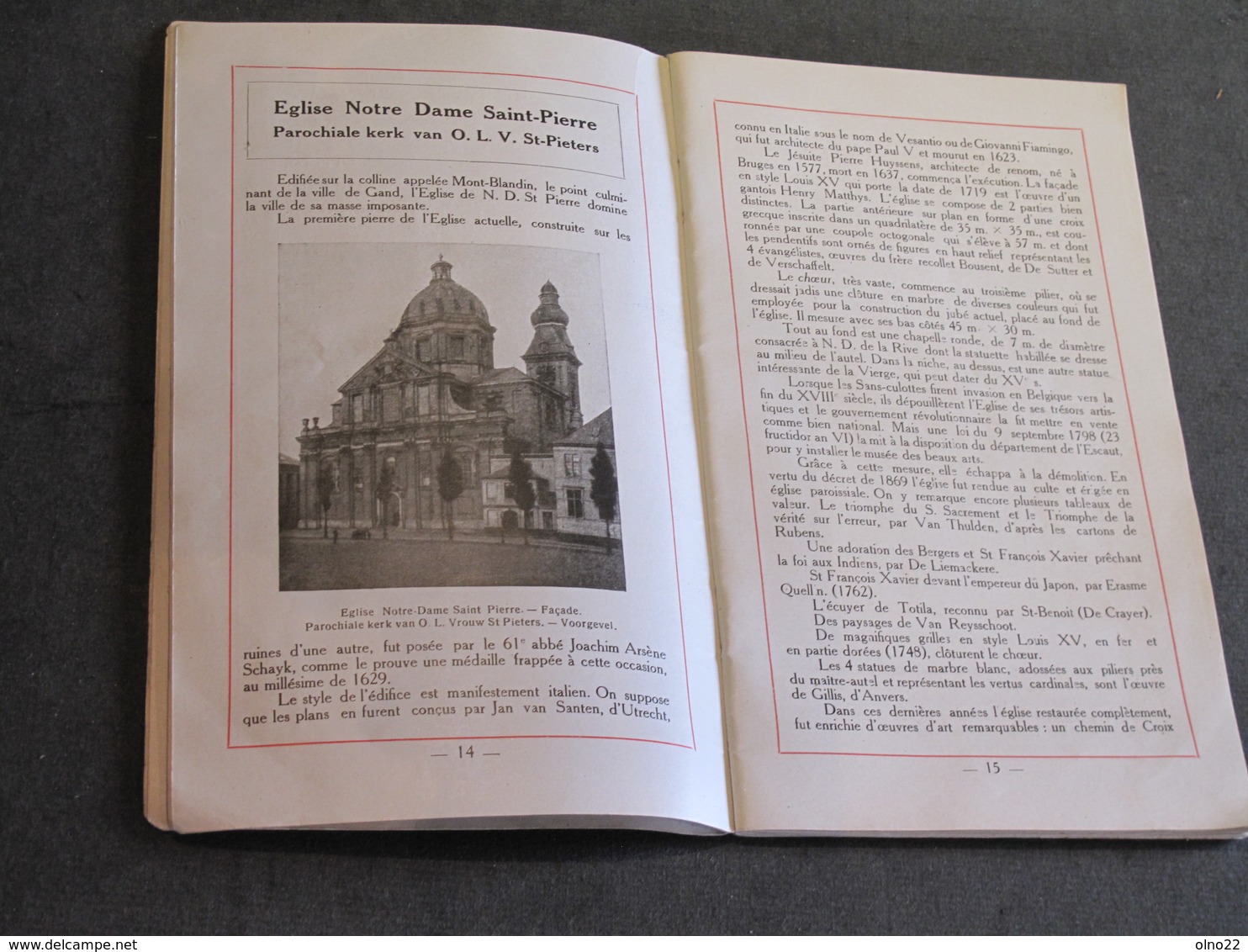 GENT 1921 - JUBEL FEEST O.L.VROUW TER RIEVE - 1321/1921 -ZONDAG 21 AUGUSTUS EERSTE DAG ... - Programas