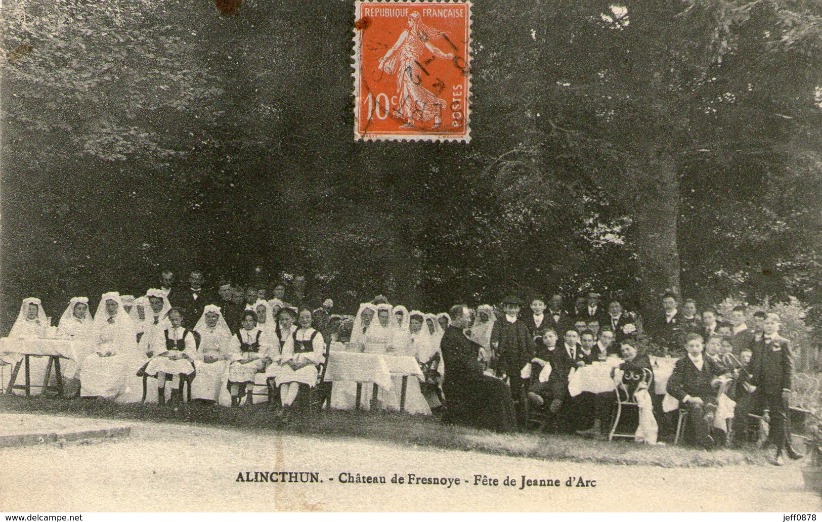 62 - PAS DE CALAIS - ALINCTHUN - Château De Fresnoye - Fête De Jeanne D'Arc - 1910 - Très Bon état - Autres & Non Classés