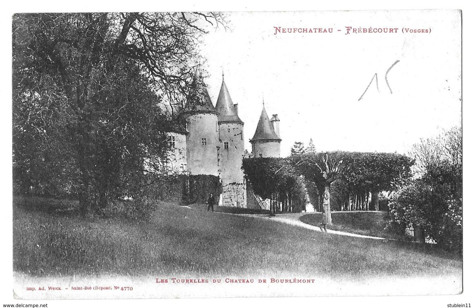 Frebécourt  (Vosges) Le Château - Autres & Non Classés