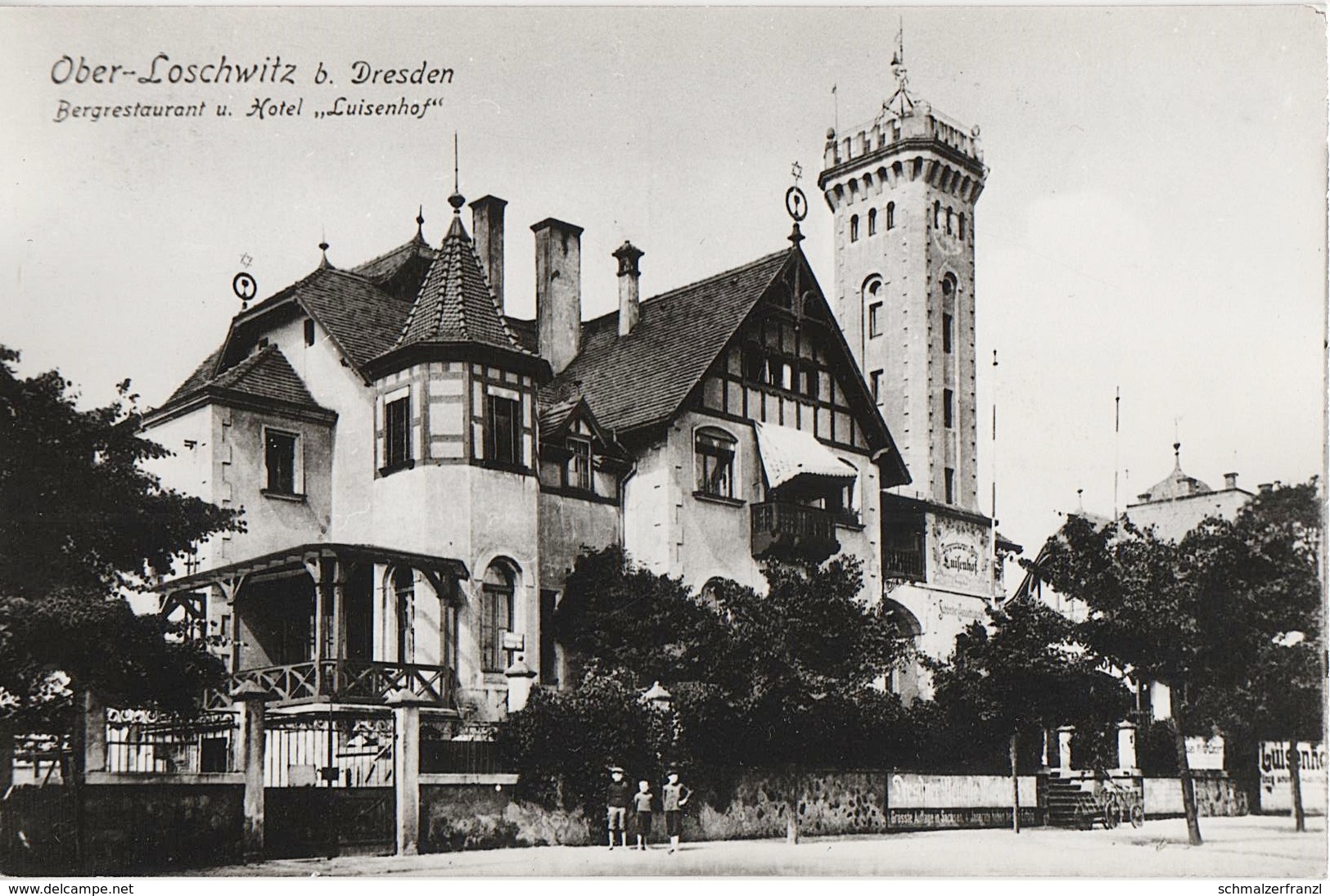 Repro Foto Dresden Ober Loschwitz Restaurant Gasthof Hotel Luisenhof Bergbahnstraße Plattleite A Weißer Hirsch Blasewitz - Otros & Sin Clasificación