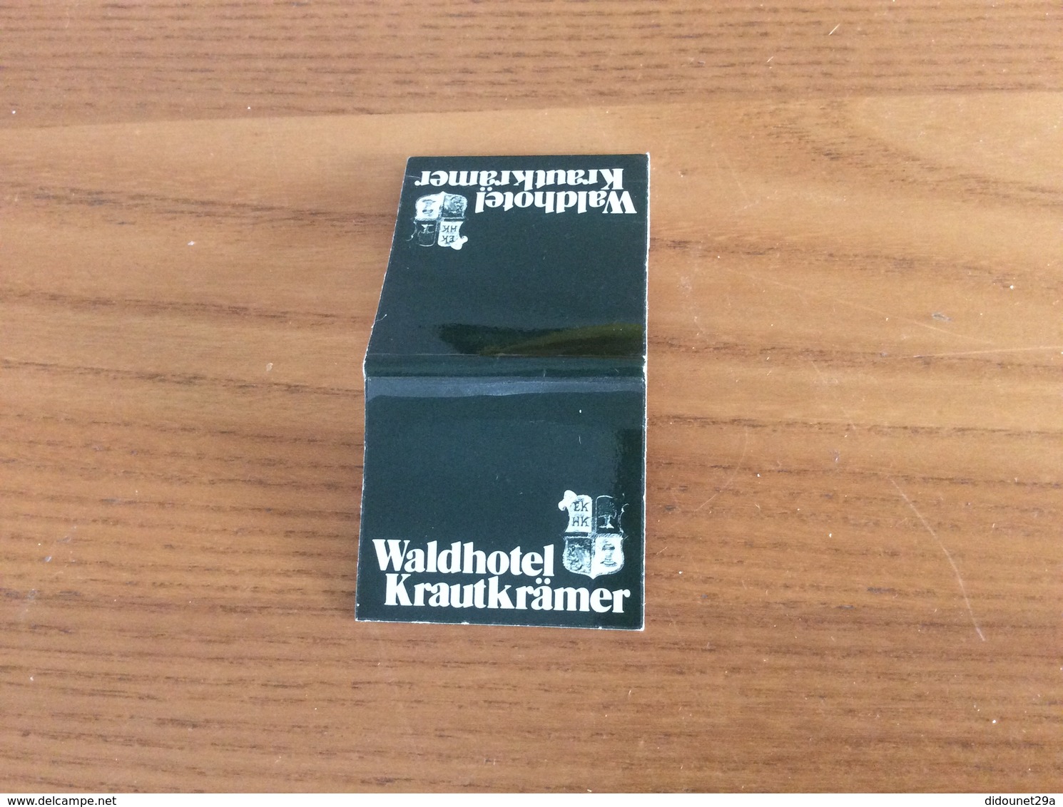 Pochette D'allumettes Allemagne "Waldhotel Kraukrämer - GERMANIA Pils 2000 (bière) - MÜNSTER" - Matchboxes