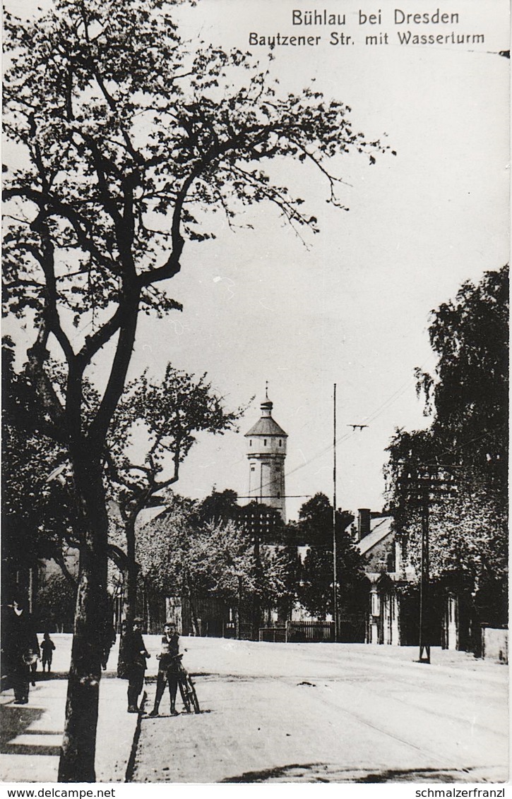 Repro Foto Dresden Bühlau Bautzener Straße Bautzenerstraße Wasserturm Am Heiderand A Adlerstraße Weißer Adler Hirsch - Sonstige & Ohne Zuordnung