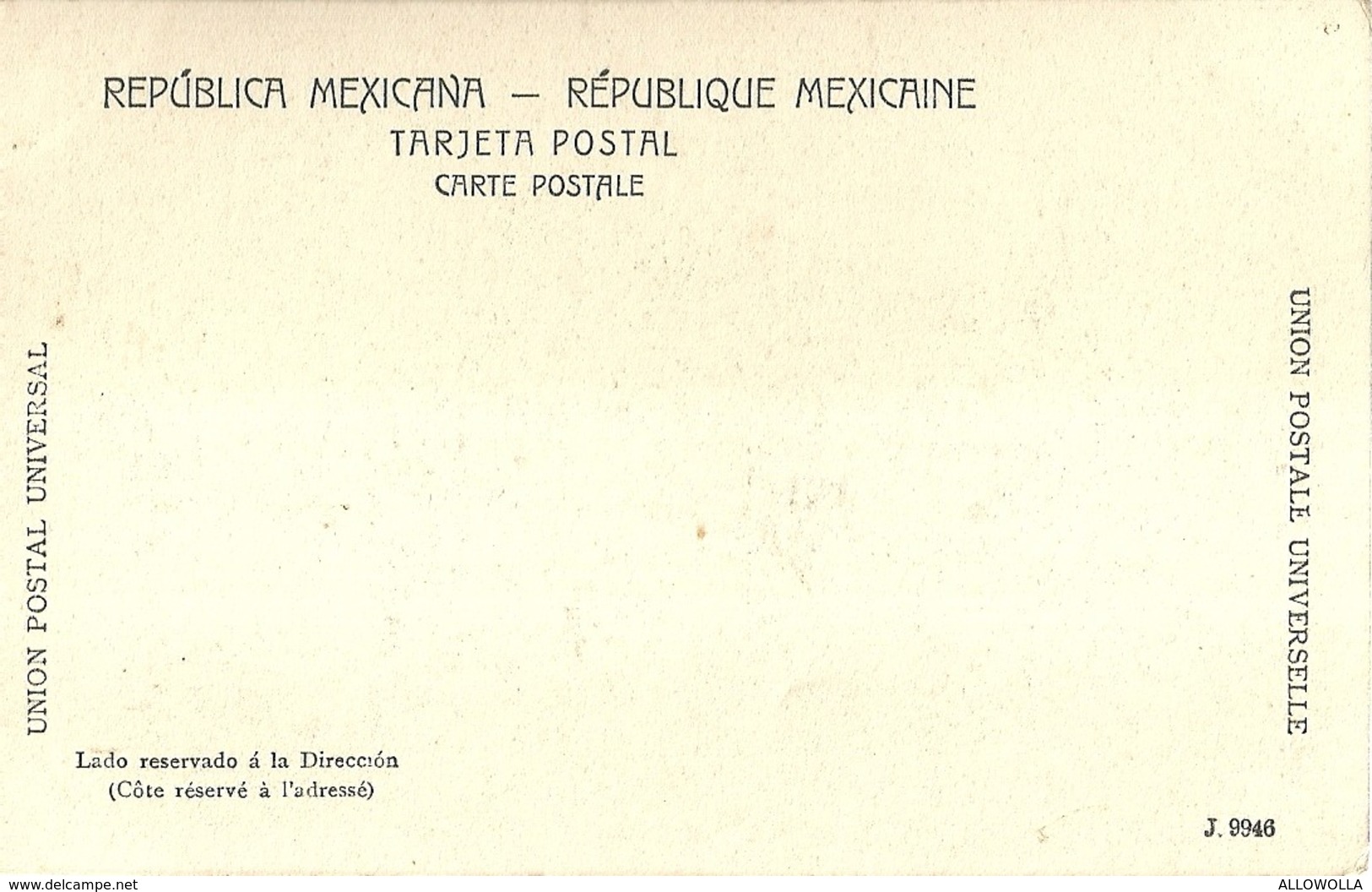 4747 " MEXICO-CALLE DE SAN FRANCISCO "-CART. POST. OR. NON SPED. - Mexiko