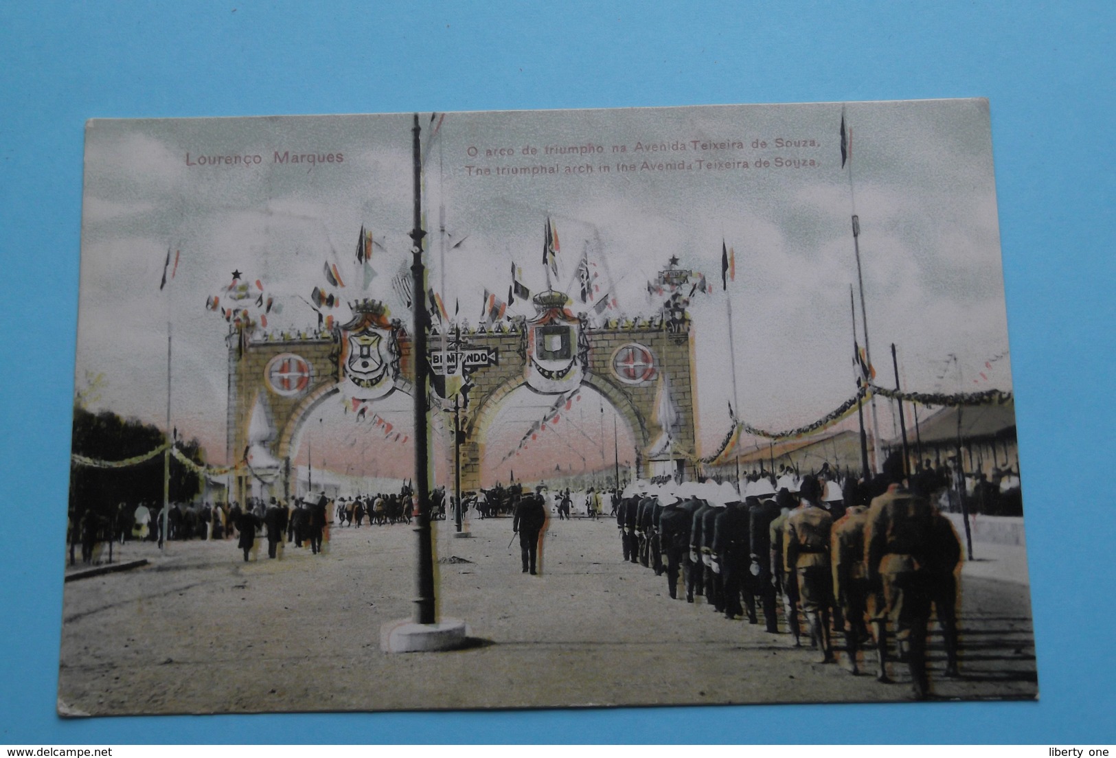 The Triumphal Arch In The Avenida Teixeira De SOUZA ( Lourenço Marques ) Anno 1920 ( See Photo ) ! - Mozambique