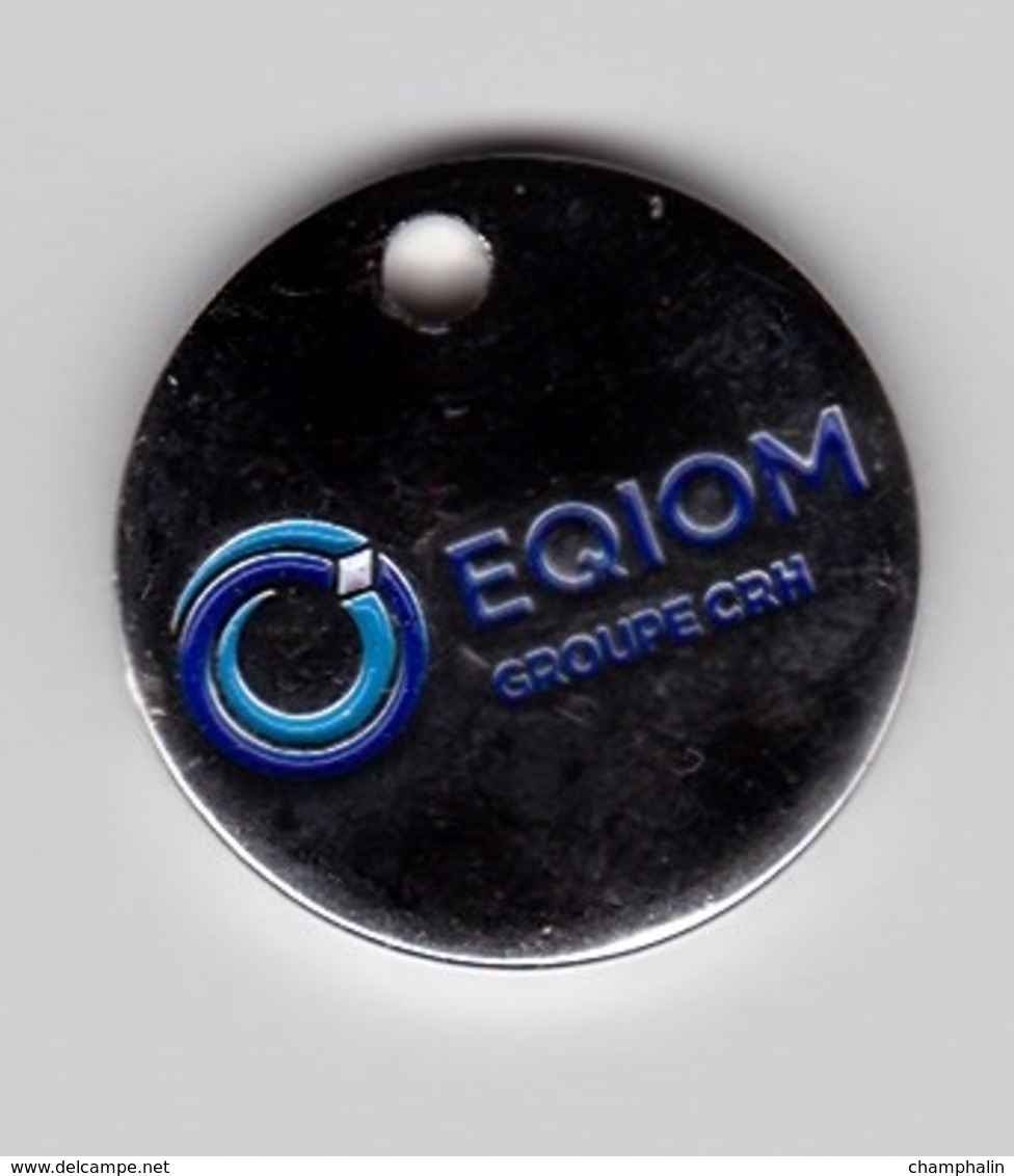 Jeton De Caddie En Métal - Eqiom - Groupe CRH - Matériaux De Construction - Trolley Token/Shopping Trolley Chip