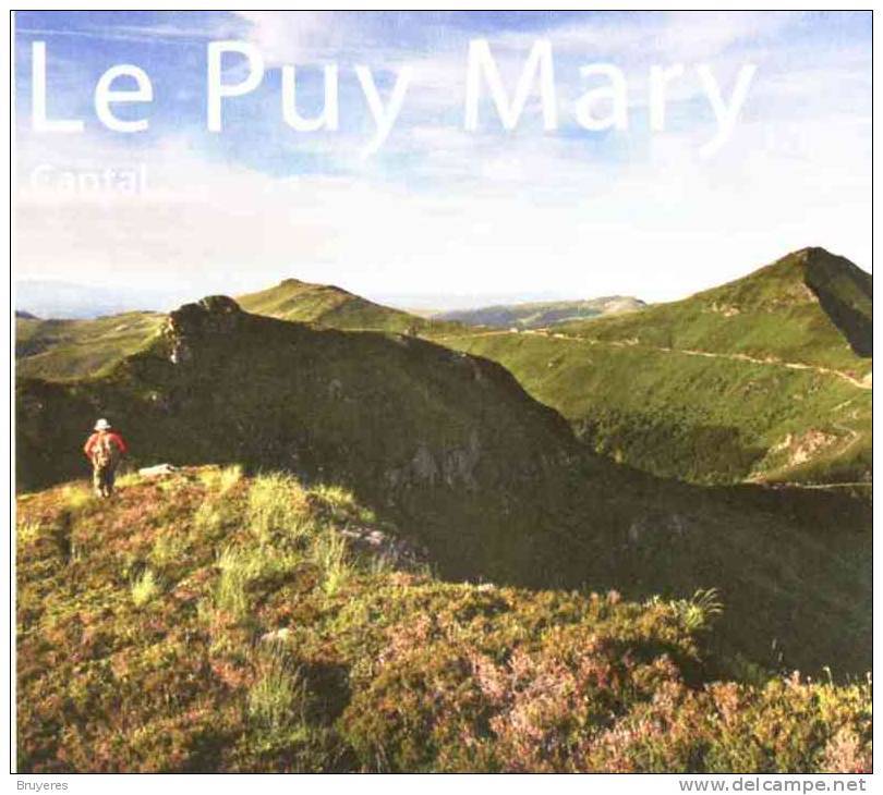 PAP De 2009 Avec Timbre "Auvergne/ La Gentiane Jaune" Sur Papier Glacé, Satiné Et Illust. "Auvergne - Le Puy Mary" - Volcanos