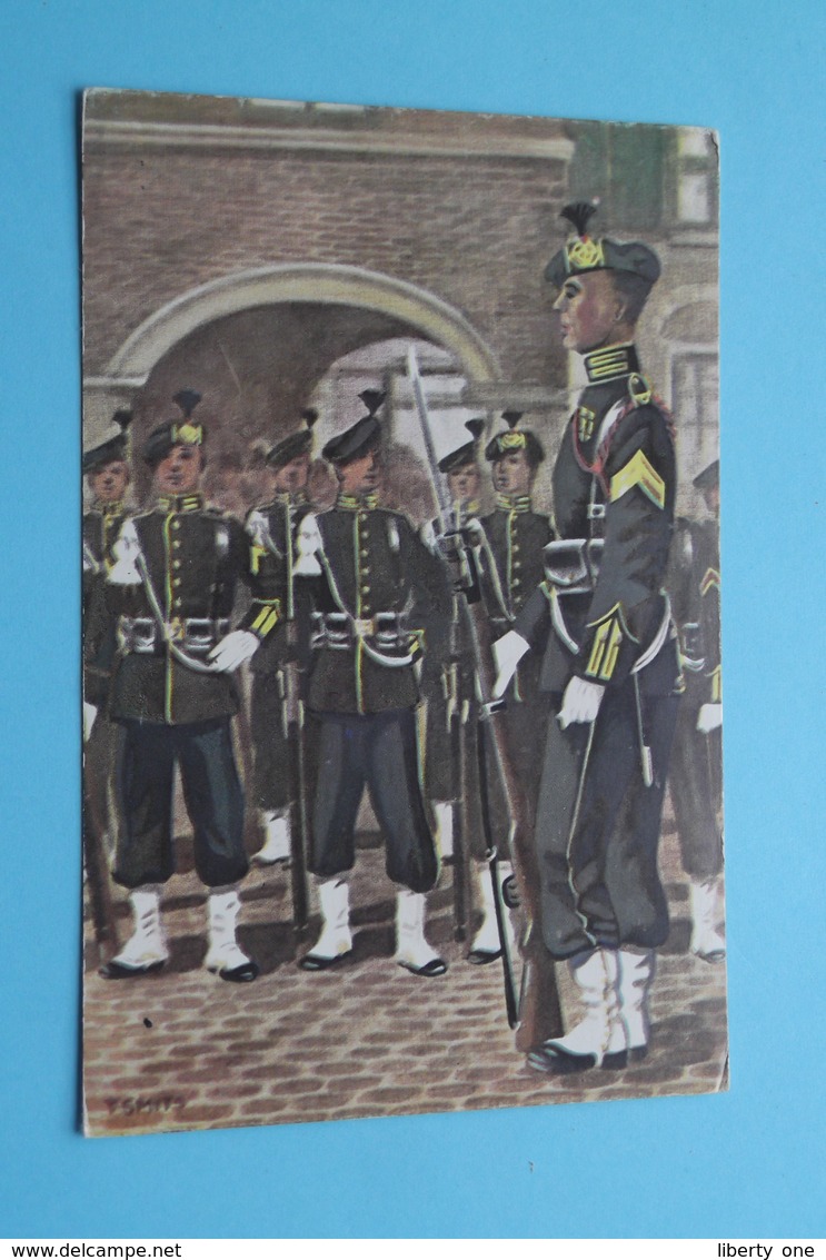 GARDEREGIMENT JAGERS Ceremoniële Tenue Sergeant Der 1ste Klasse......( N° 7 1949 Ten Hagen's ) Anno 19?? ( See Photo ) ! - Uniformes