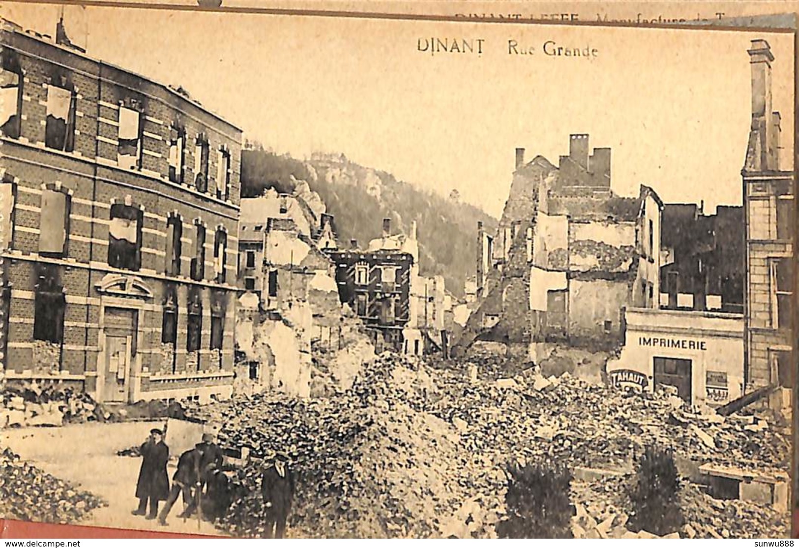 Dinant - Carnet complet 12 vues 1914 (Ville incendiée par les Allemands en Août)