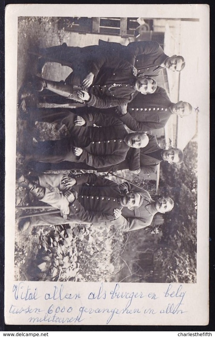 CARTE PHOTO 1914/15 VITAL NOË  4e BATAILLON 1ère Compagnie PRISONNIER MÜNSTERLAGER ( ENTRE 6000 Prisonniers De Guerre ) - Guerre 1914-18