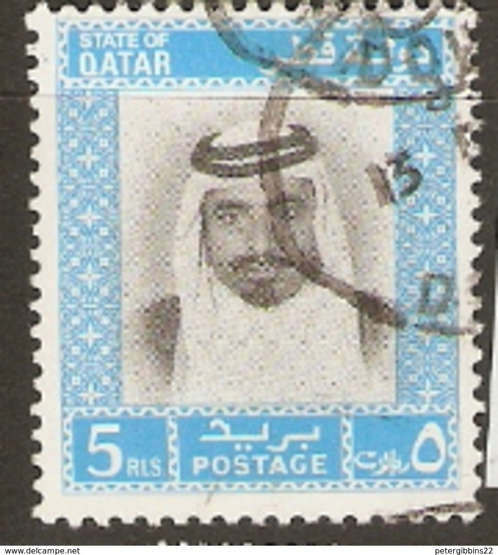 Qatar  1972 SG 409  Shaikh Kalifa Bin Hamad Al-Thani   Fine Used - Qatar