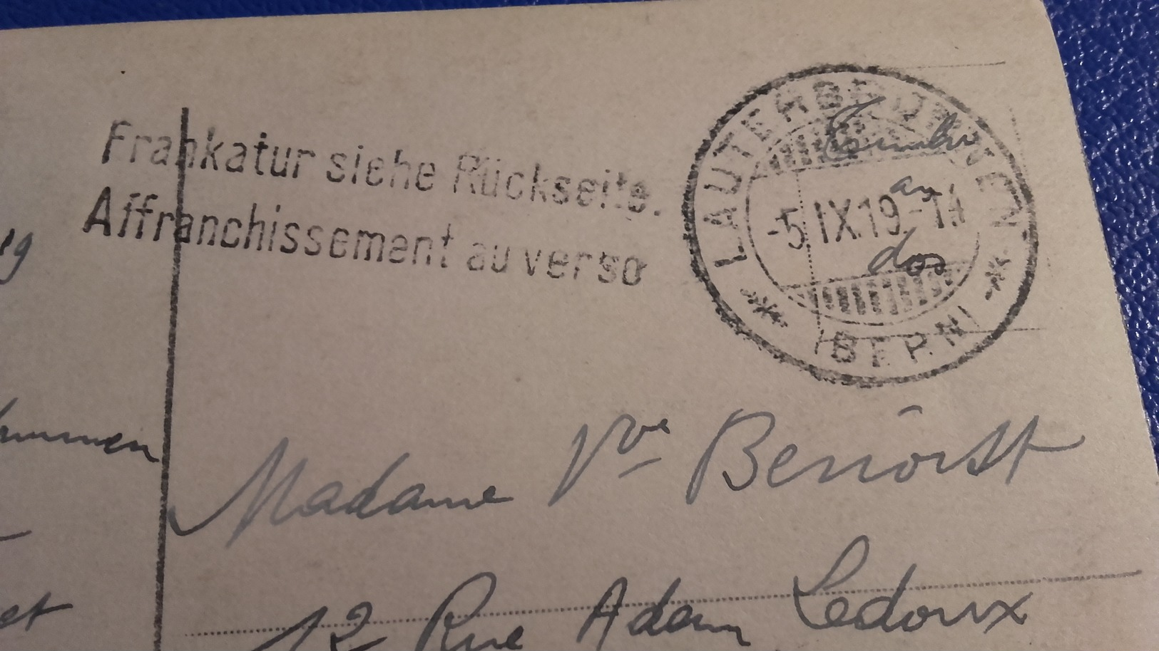 Ancienne Carte Postale Suisse : Wengen : Valeur Philatèlique " Affranchissement Au Vèrso " - Wengen