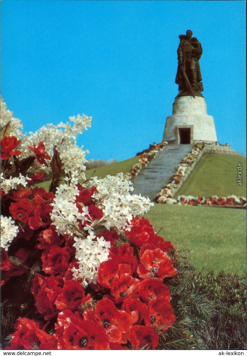 Alt-Treptow Berlin Sowjetisches Ehrenmal Ansichtskarte 1981 - Sonstige & Ohne Zuordnung