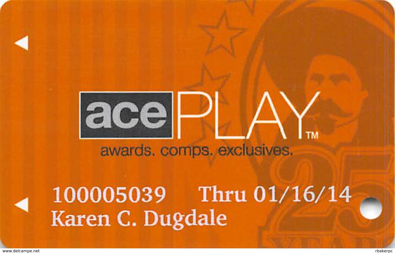 ACE Rewards Casino Slot Card - Casino Cards