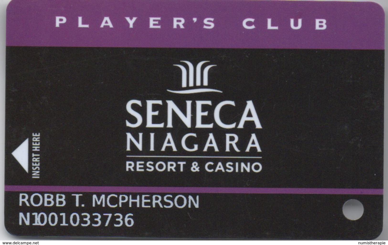 Carte Casino Player's Club : Seneca Niagara Resort & Casino (Percée) - Cartes De Casino