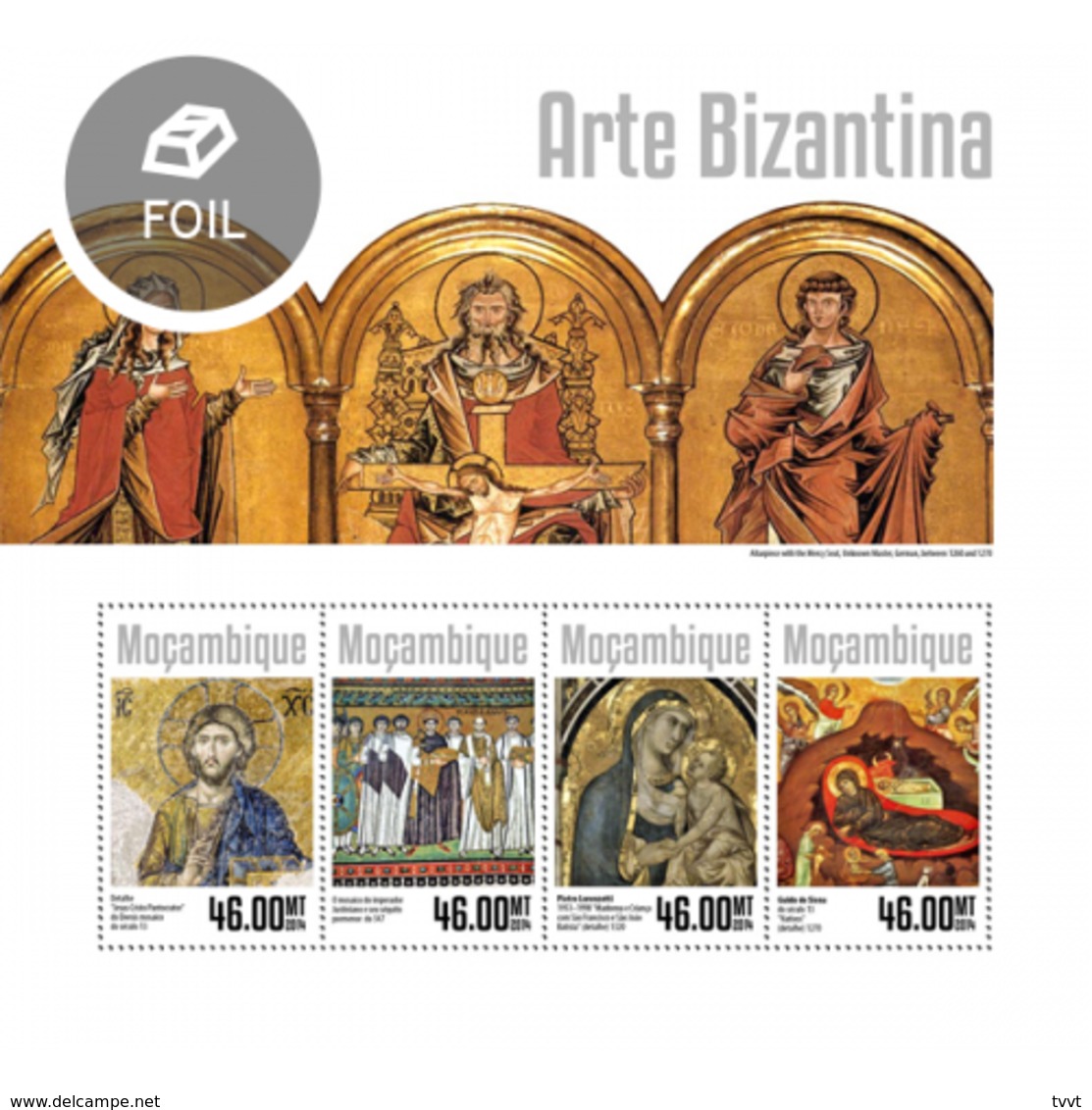 Mozambique, 2014. [moz14305] Byzantine Art (s\s+block) - Sonstige & Ohne Zuordnung