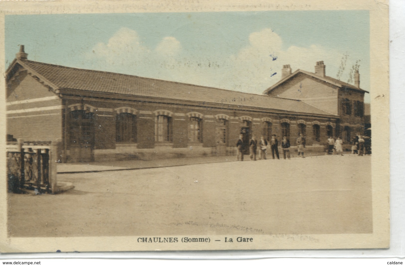 - 80 - SOMME -CHAULNES -  La Gare - Stazioni Senza Treni