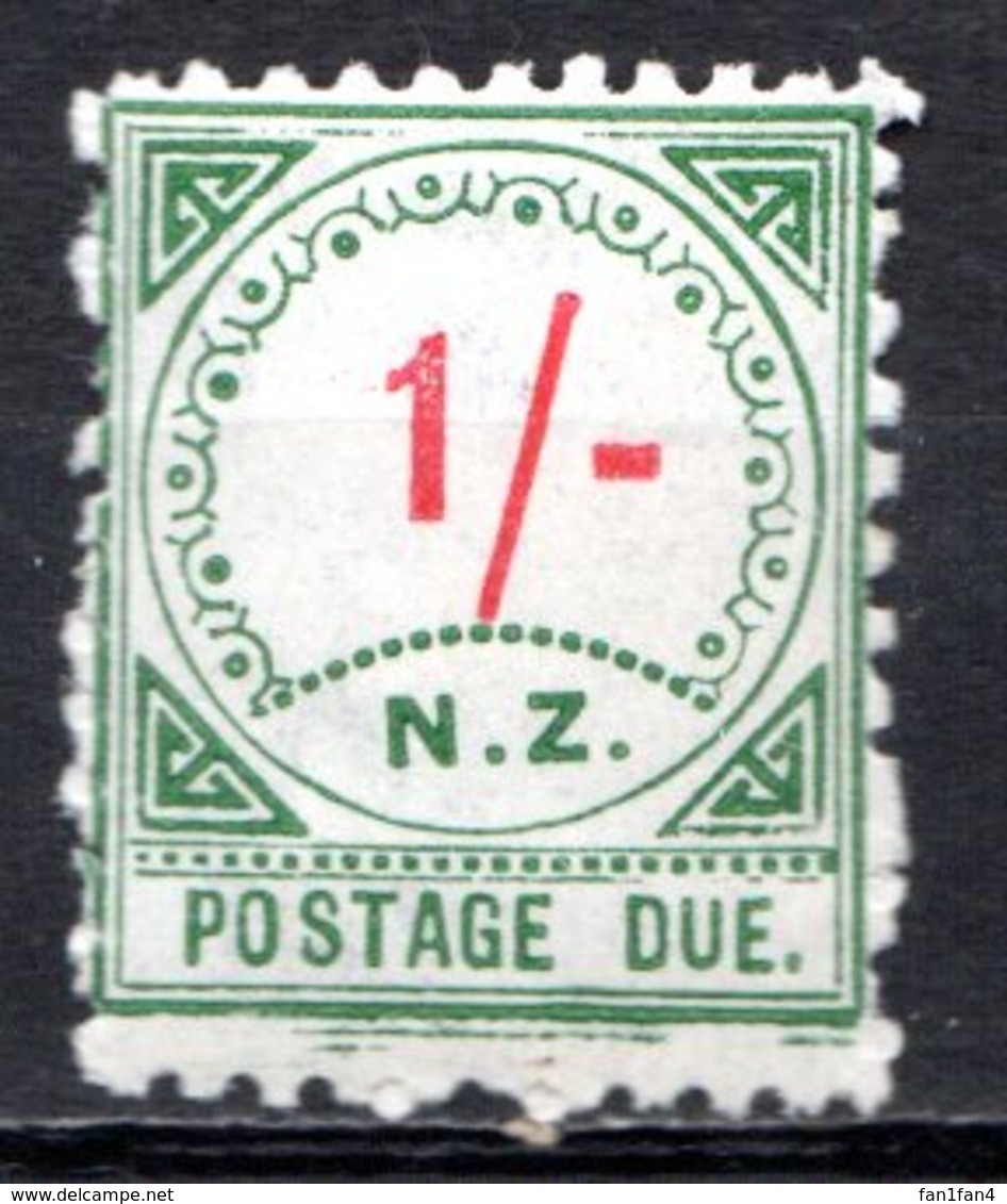 OCEANIE - Nelle ZELANDE - (Colonie Britannique) - 1900 - Taxe - N° 10 - 1 S. Vert Et Rouge (Type I) - Segnatasse