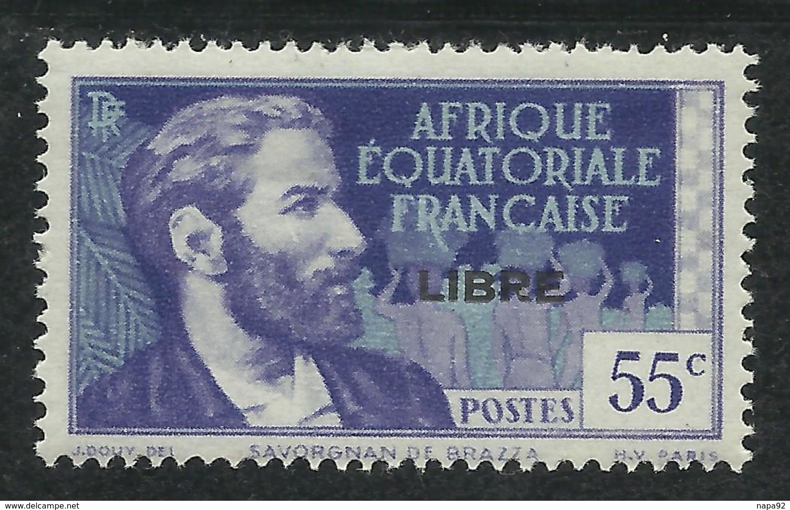 AFRIQUE EQUATORIALE FRANCAISE - AEF - A.E.F. - 1941 - YT 108** - Neufs