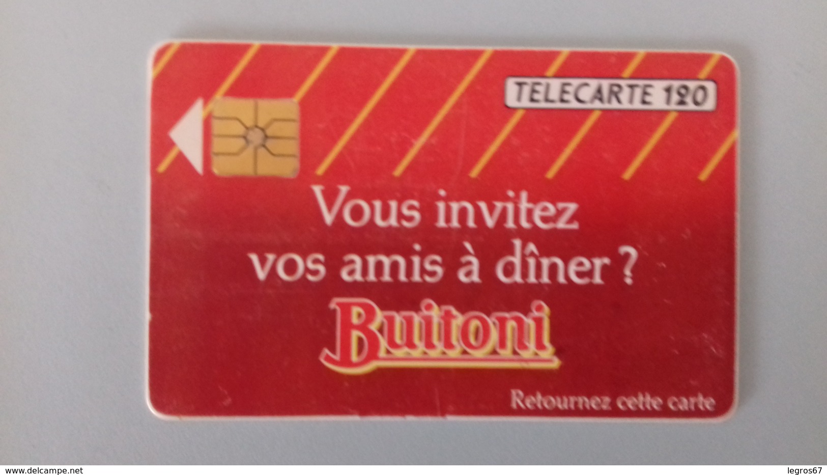 TELECARTE F 297 988 - BUITONI - 120 Unités 