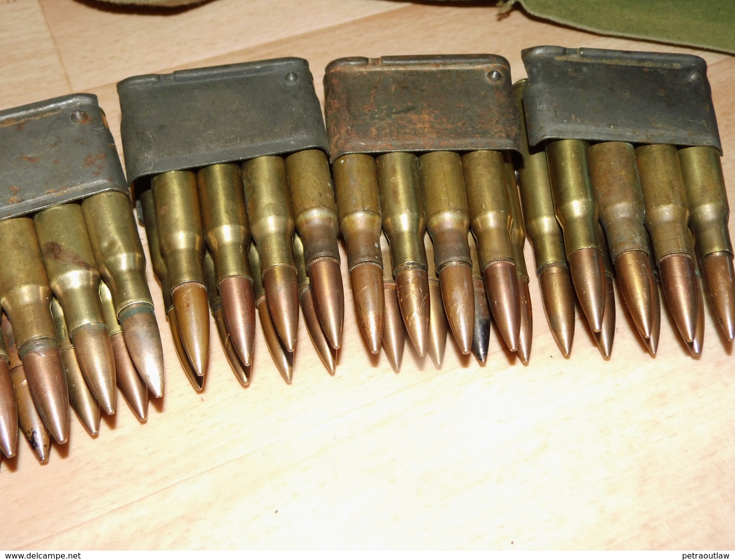 Lot De Clips Chargeur M1 GARAND Et Cartouches (neutralisées)+CA US WW2 - 1939-45