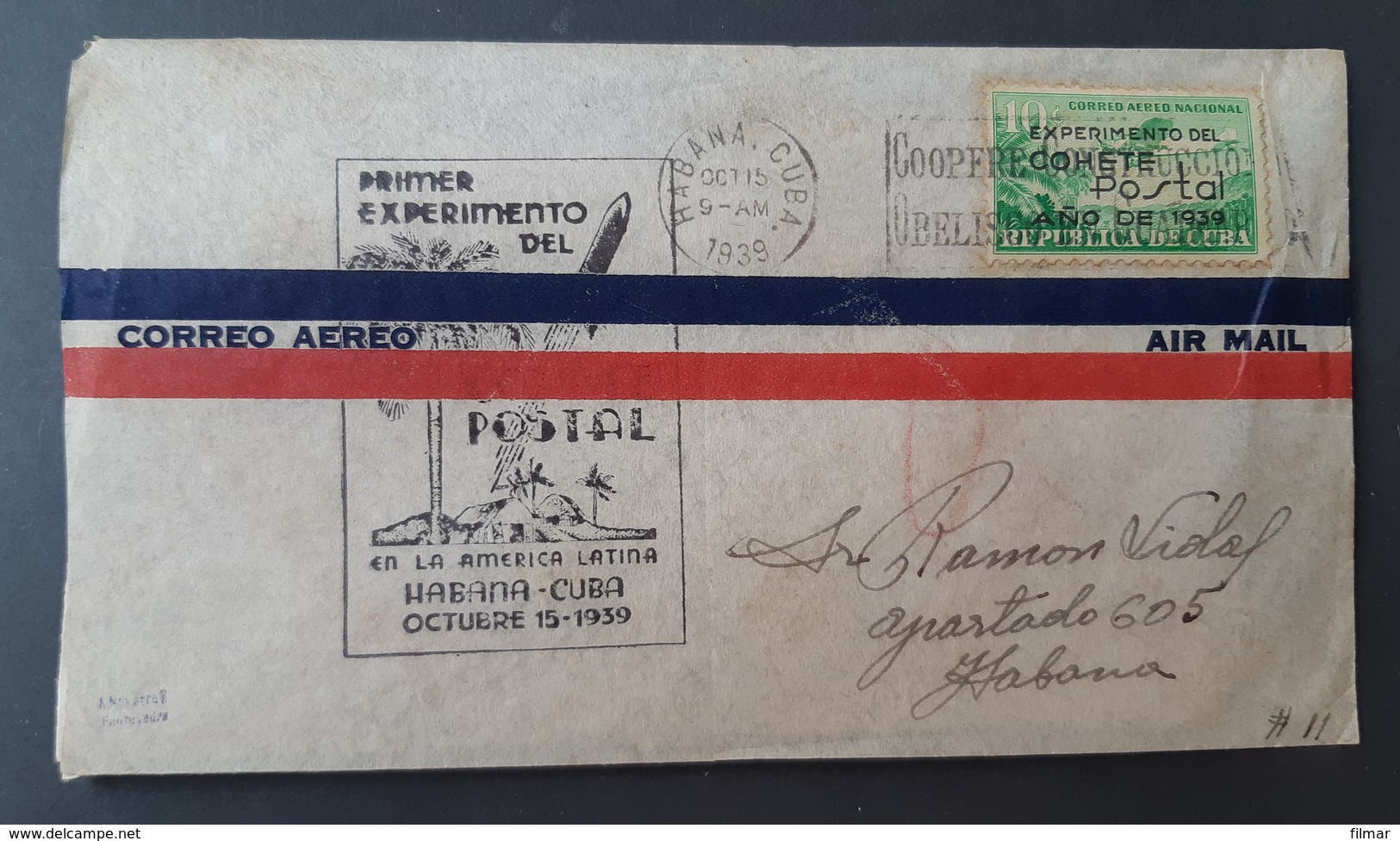 Cuba Carta(cohete Postal - Cuba (1874-1898)