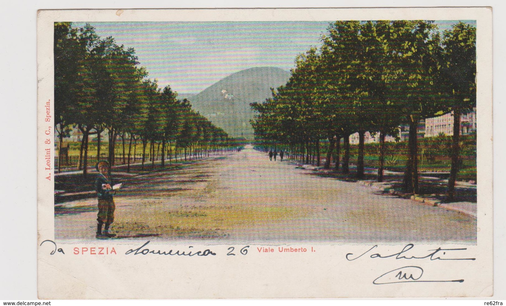 LA SPEZIA , Viale Umberto I°  - F.p. -  Primi '1900 - La Spezia