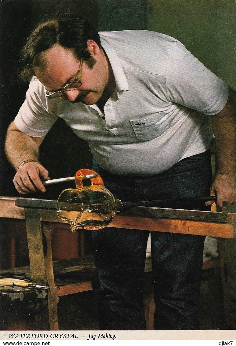 Waterford Crystal Jug Making Fabrication De Cruche (2 Scans) - Artisanat