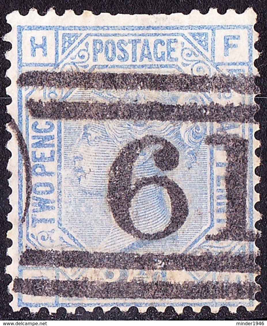 GREAT BRITAIN 1880 QV 2.5d Blue SG142 Plate 18 Used - Used Stamps