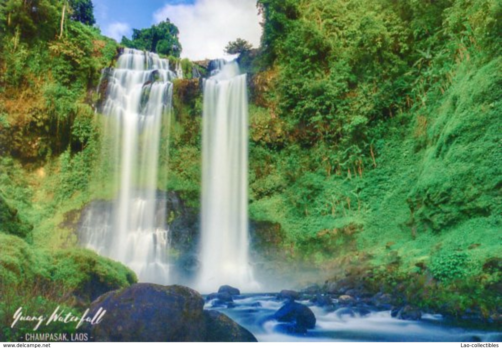 CPM Du Laos - UTK-2017-07. Yuang Waterfall, Champasak Province, LAOS - Laos