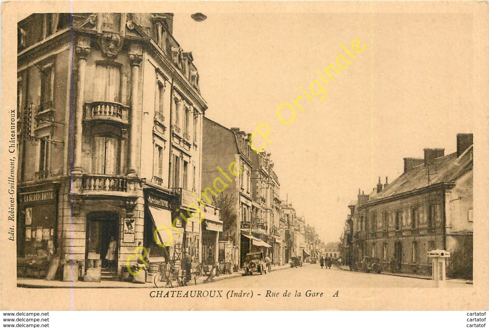 36.  CHATEAUROUX . Rue De La Gare . - Chateauroux