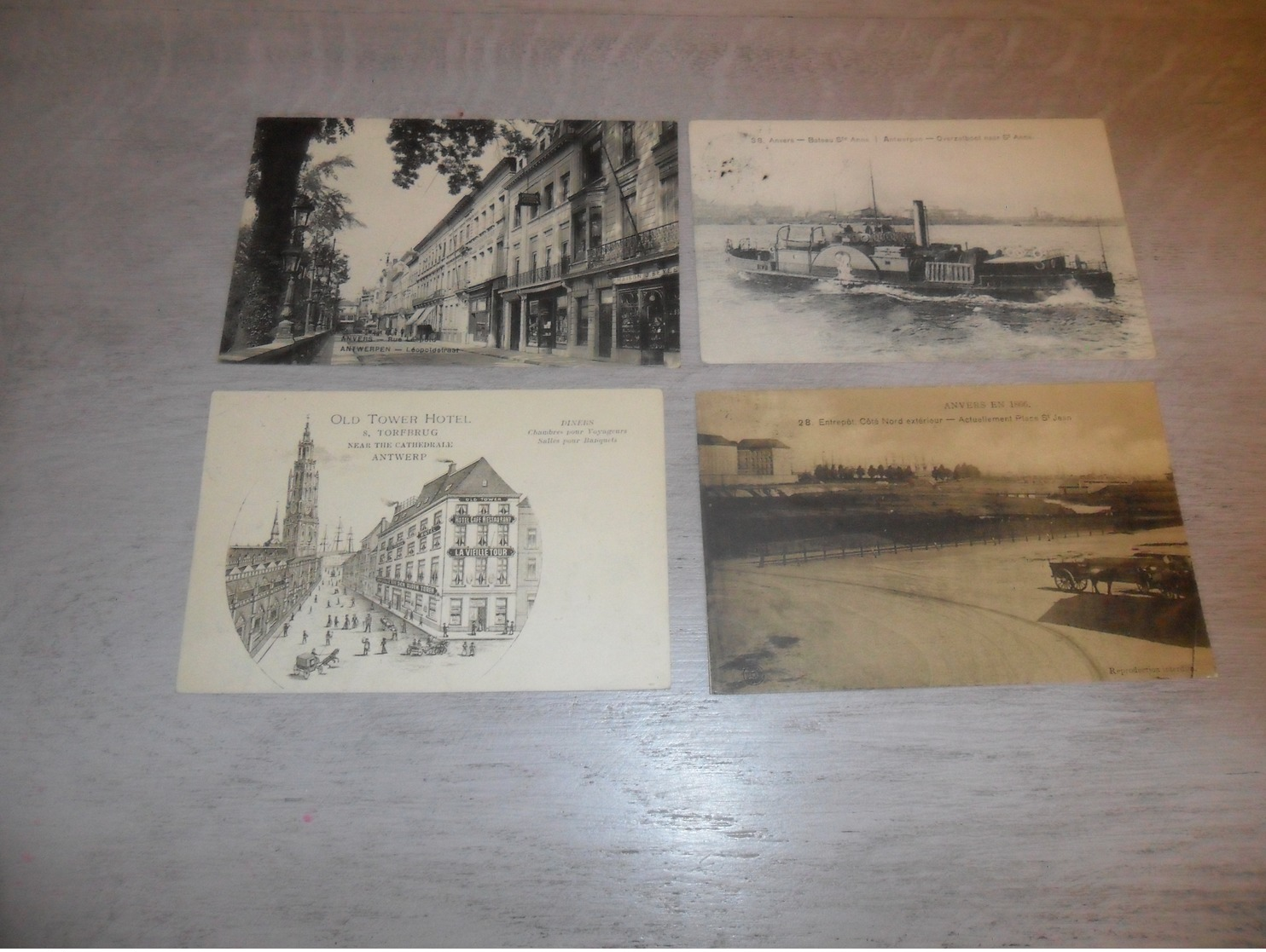 Beau Lot De 60 Cartes Postales De Belgique  Anvers      Mooi Lot Van 60 Postkaarten Van België  Antwerpen - 60 Scans - 5 - 99 Cartes