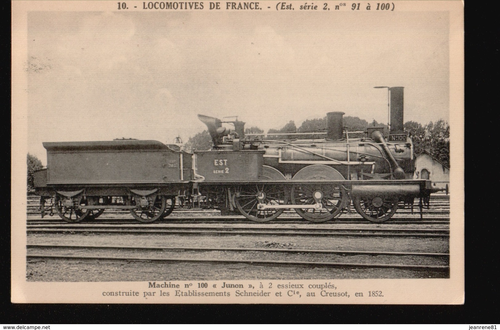 LOT620.....SELECTION 5 CPA LOCOMOTIVES DE FRANCE - 5 - 99 Cartes