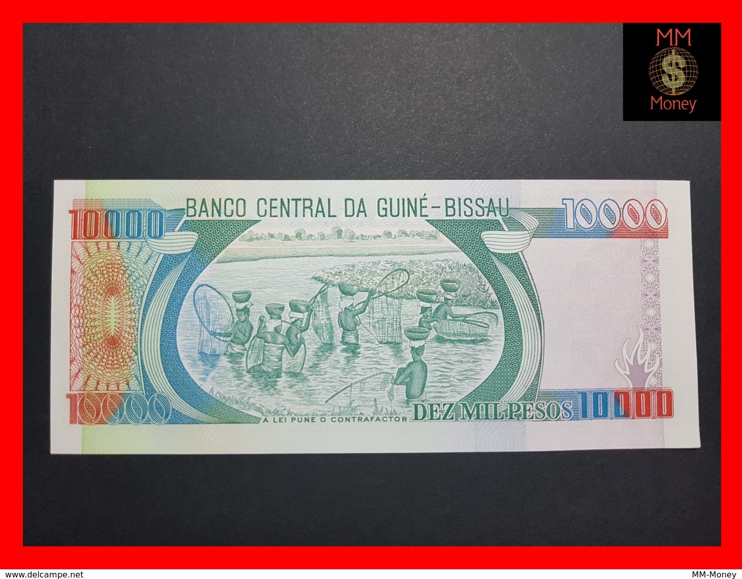 GUINEA BISSAU 10.000  10000 Pesos 1.3.1993  P. 15 B UNC - Guinee-Bissau