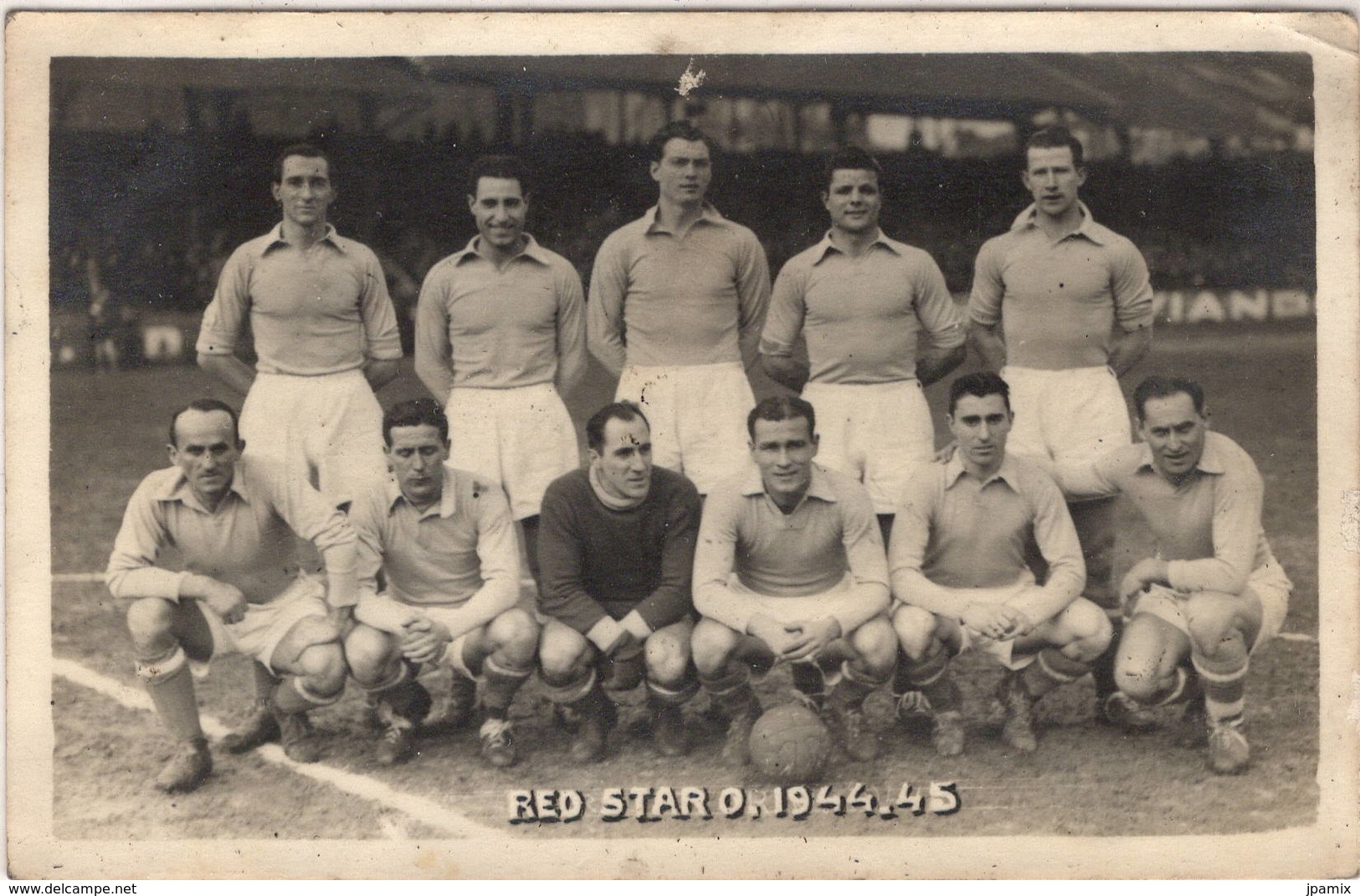 Carte Photo : Football , Equipe Du Red Star , Année 1944 / 45 , Photo Des Joueurs - Football