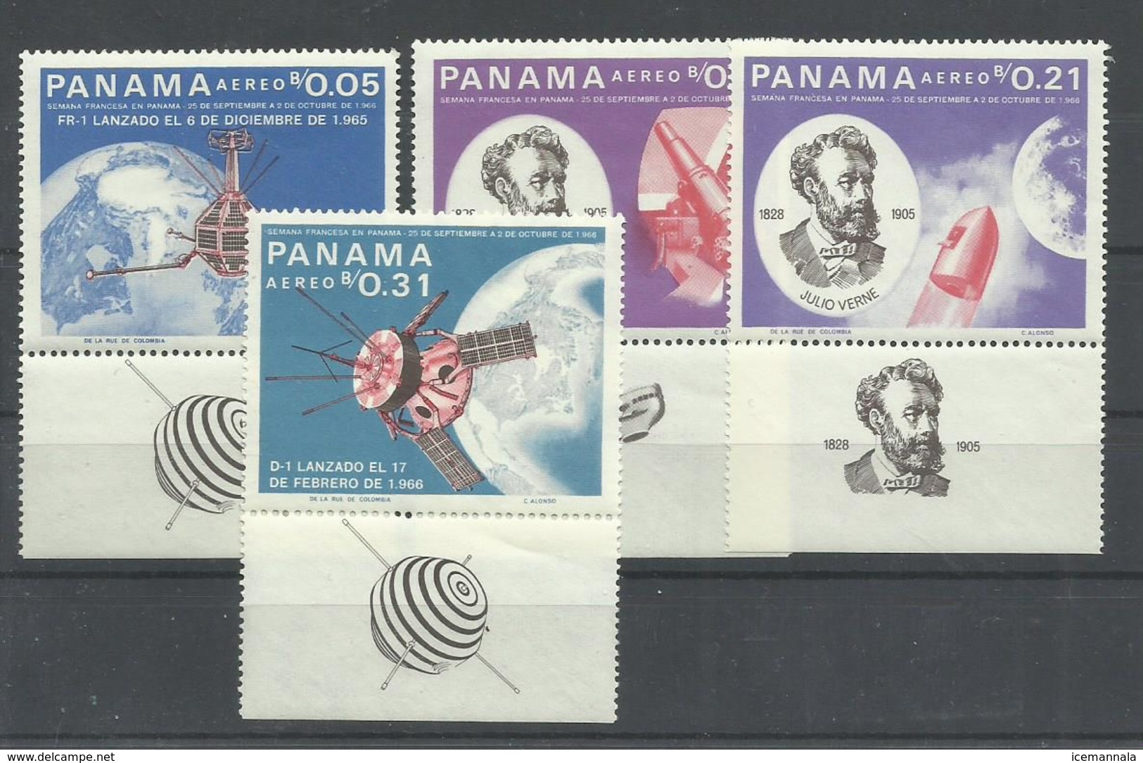 PANAMA YVERT AEREO  415/18    MNH  ** - Panamá